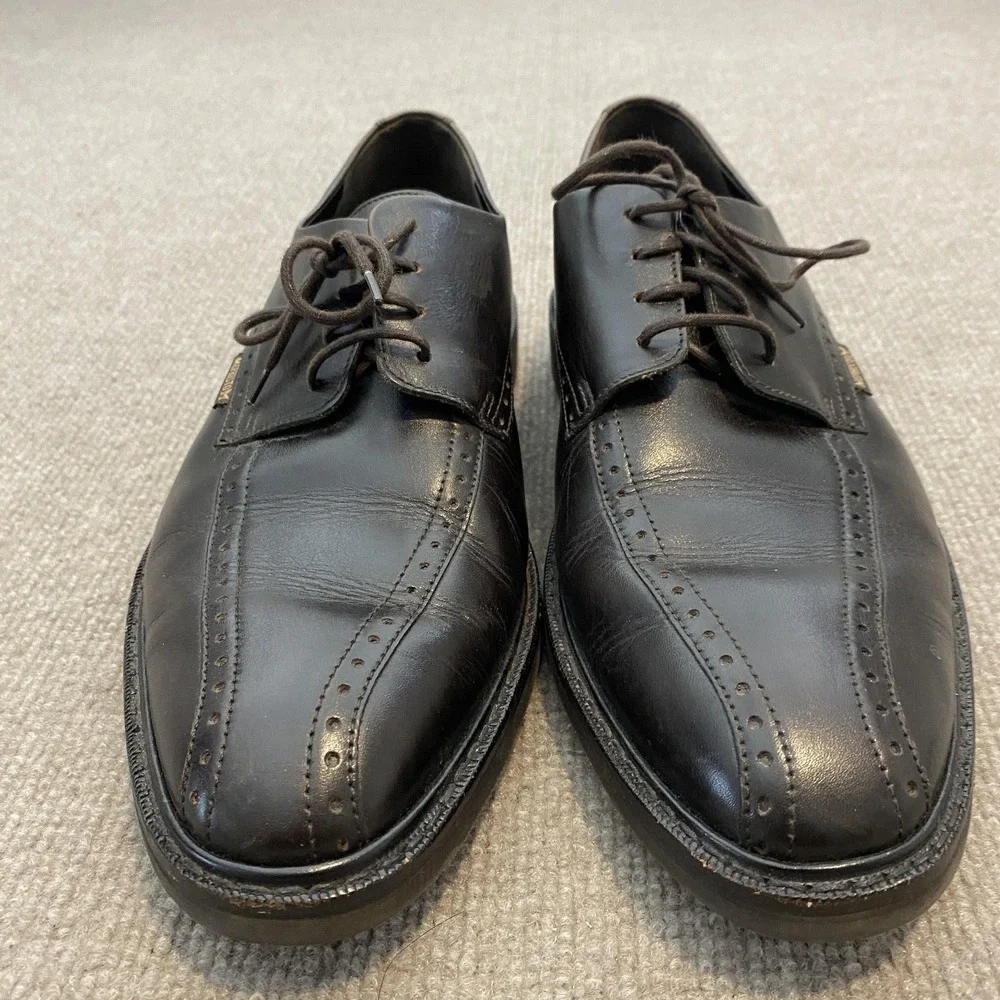 Mephisto Air-Jet Shoes Mens Size 9 Brown Leather Derby Dress‎ Oxfords Comfort